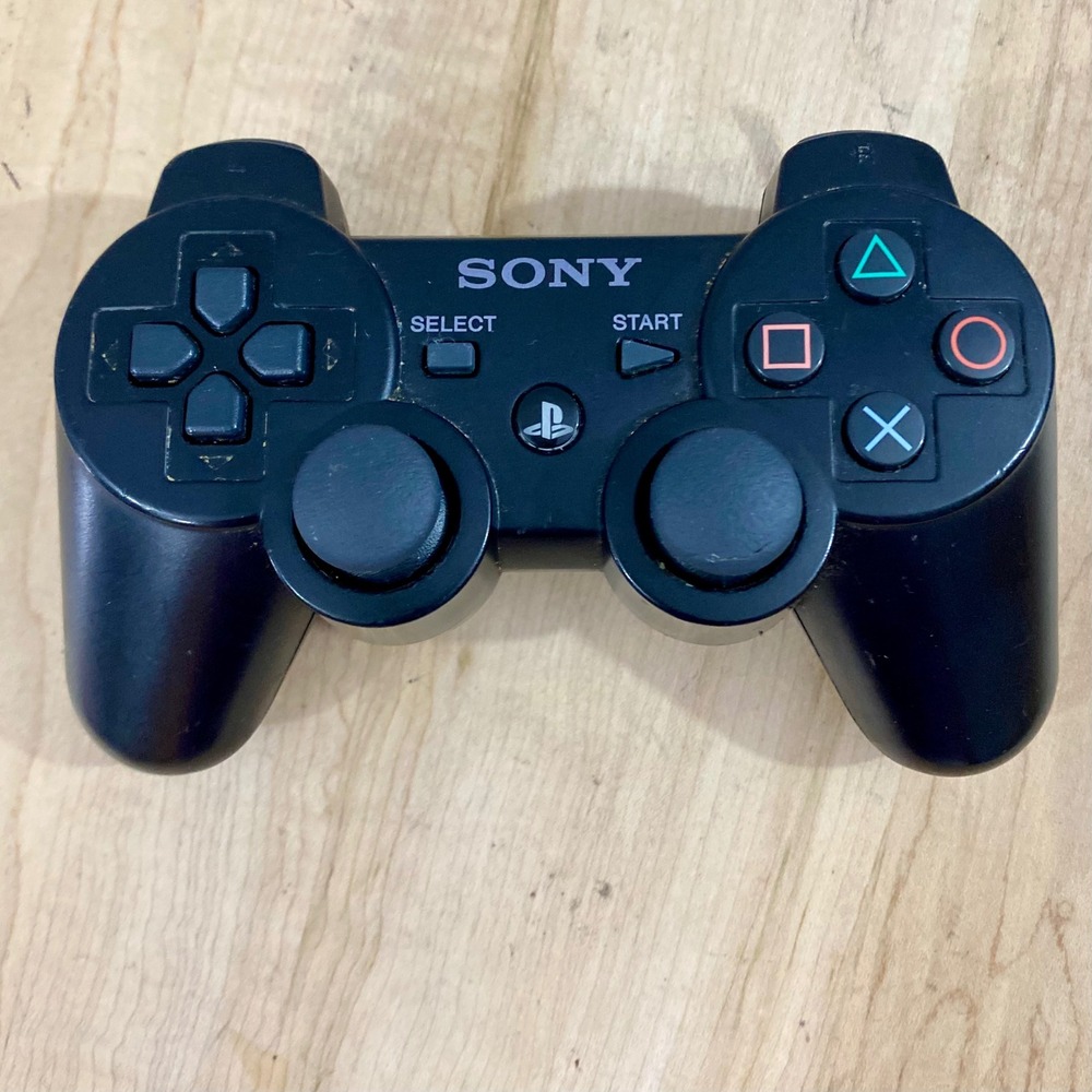 Official Sony PS3 DualShock 3 Wireless Controller Black CECHZC2U Authentic OEM